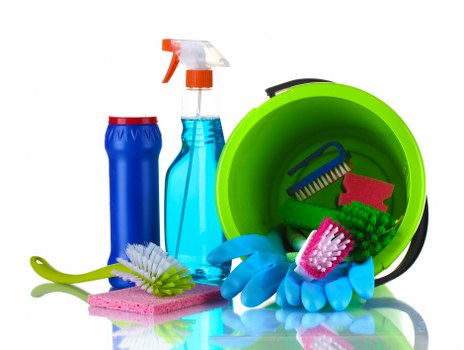 Cleaning team supporting recycling and sustainability in a London property