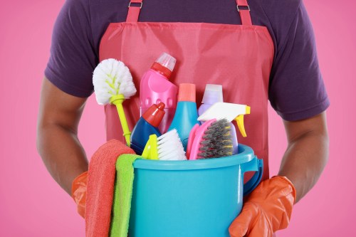 Waste disposal and compliance rules for a house cleaning service with 