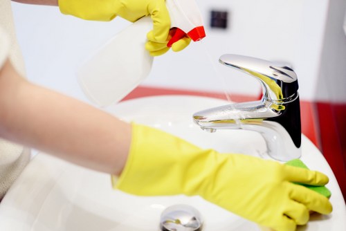 Professional cleaning attention in a London home before a deep refresh