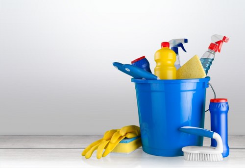 Local cleaners carrying out a thorough London property deep clean