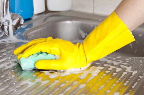 Cleaning company servicing a London home with flexible local support