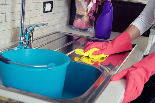 London home cleaning team focused on detailed care in a modern property