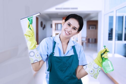 Deep cleaning a carpet in a London office or commercial space