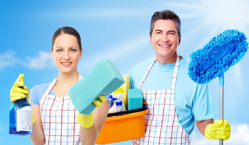 Local cleaning service for a busy London office interior